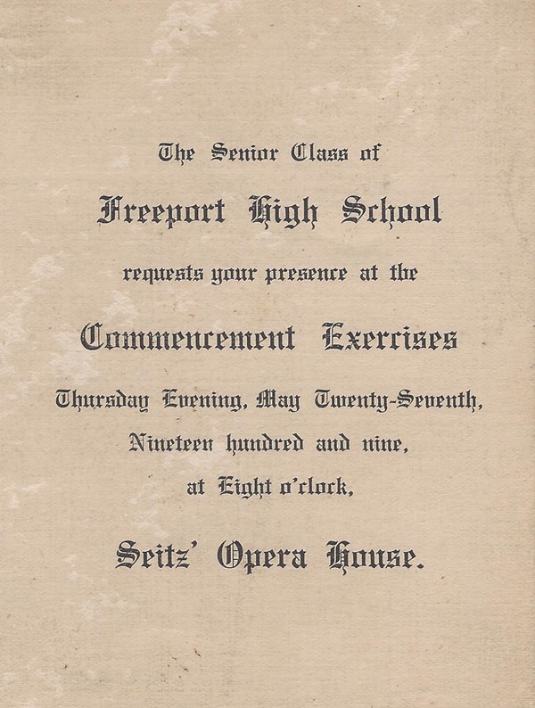 1909 Commencement